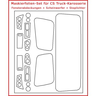 Maskierfolie für CS Truck-Karosserie